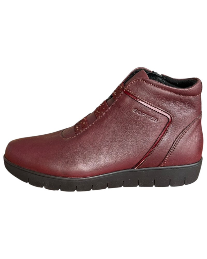 Δερμάτινο Γυναικείo Μποτάκι - F843