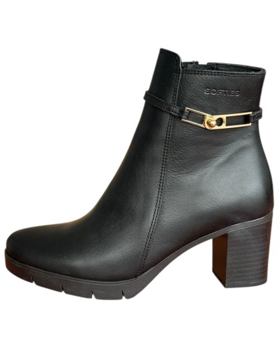 Δερμάτινο Γυναικείo Μποτάκι - F844