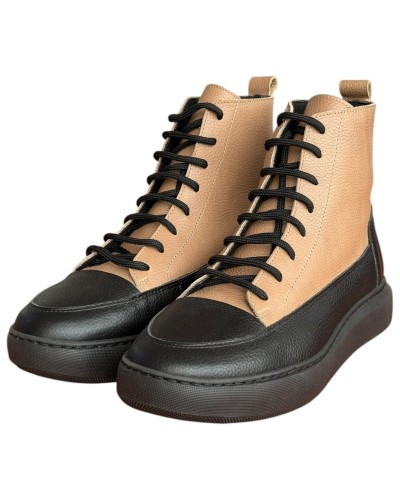 Δερμάτινο Γυναικείo Μποτάκι - F845