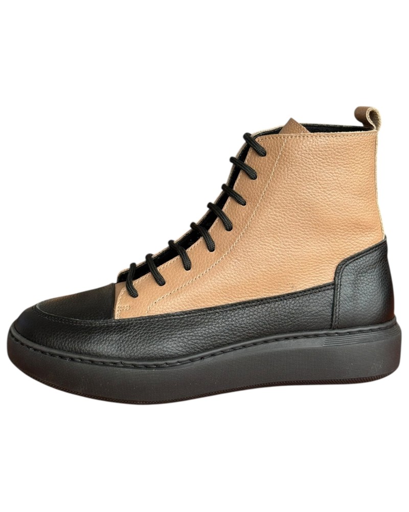 Δερμάτινο Γυναικείo Μποτάκι - F845