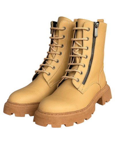 Δερμάτινο Γυναικείo Μποτάκι - F846