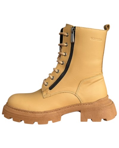 Δερμάτινο Γυναικείo Μποτάκι - F846