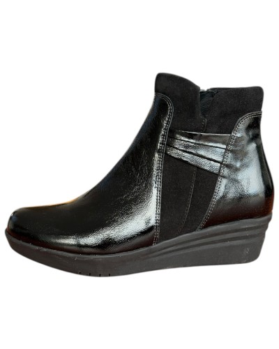 Δερμάτινο Γυναικείo Μποτάκι - F848