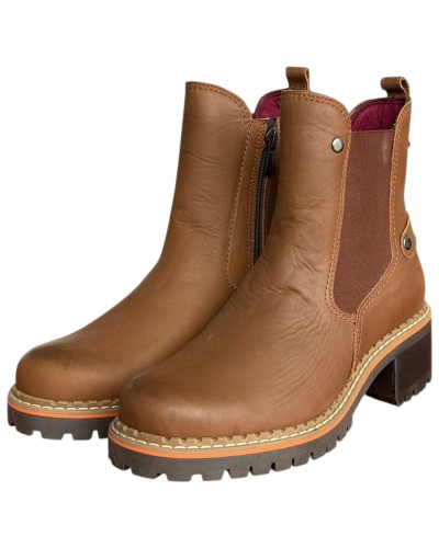 Δερμάτινο Γυναικείo Μποτάκι - F851