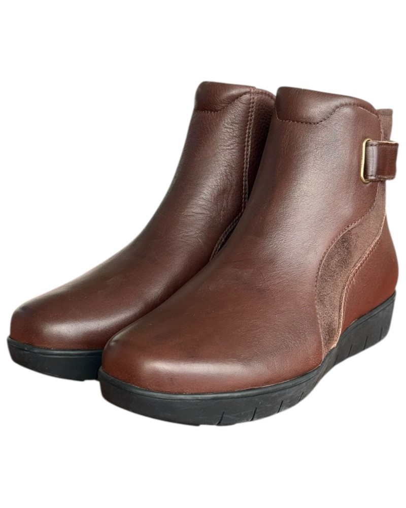 Δερμάτινο Γυναικείo Μποτάκι - F854