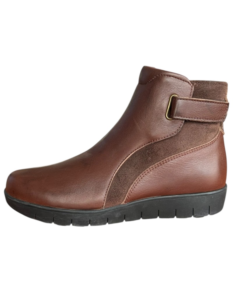 Δερμάτινο Γυναικείo Μποτάκι - F854