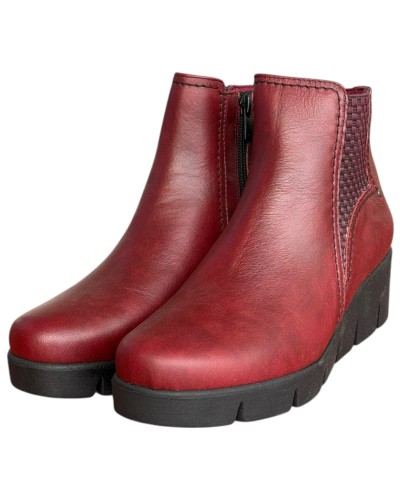 Δερμάτινο Γυναικείo Μποτάκι - F856