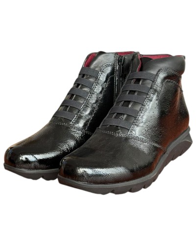 Δερμάτινο Γυναικείo Μποτάκι - F858