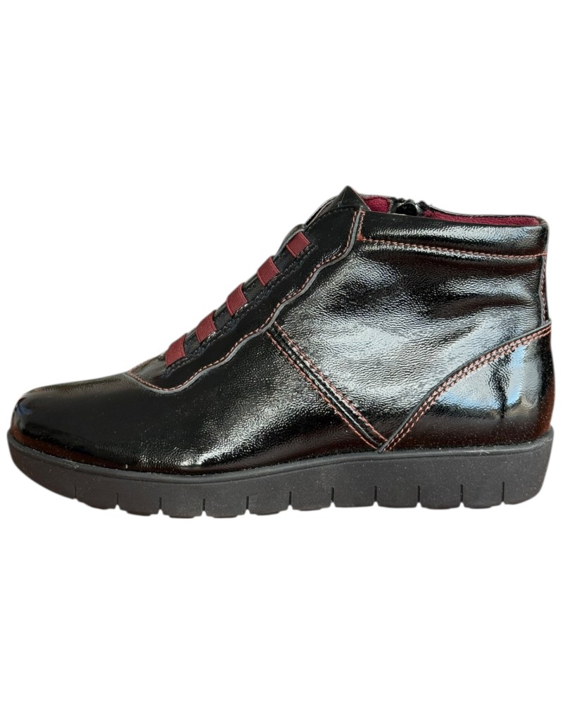 Δερμάτινο Γυναικείo Μποτάκι - F869