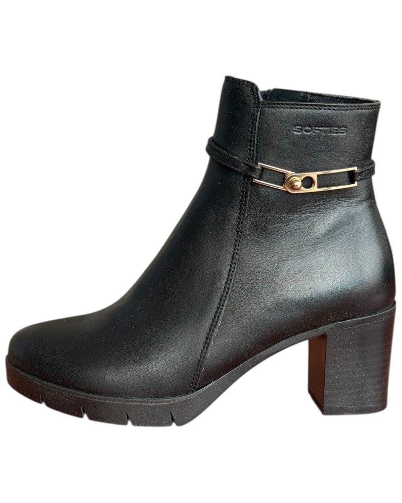 Δερμάτινο Γυναικείo Μποτάκι - F870