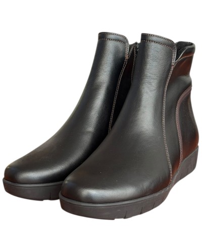 Δερμάτινο Γυναικείo Μποτάκι - F880