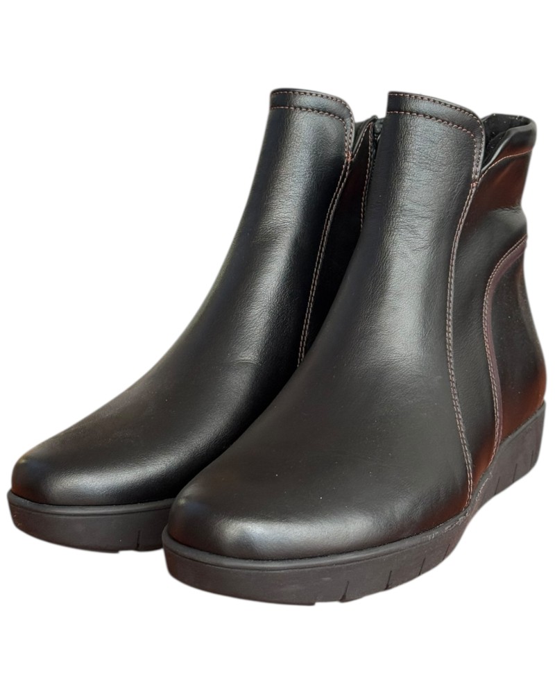 Δερμάτινο Γυναικείo Μποτάκι - F880