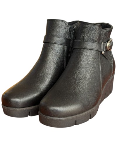 Δερμάτινο Γυναικείo Μποτάκι - F889