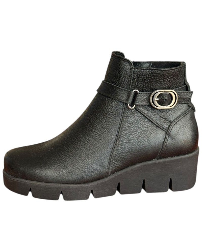 Δερμάτινο Γυναικείo Μποτάκι - F889