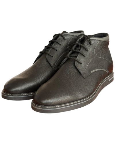  Δερμάτινο Ανδρικό Μποτάκι - F894