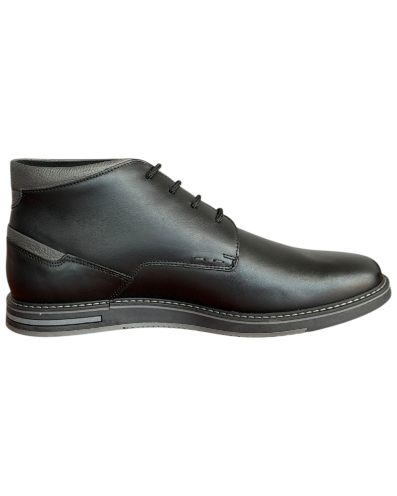  Δερμάτινο Ανδρικό Μποτάκι - F897