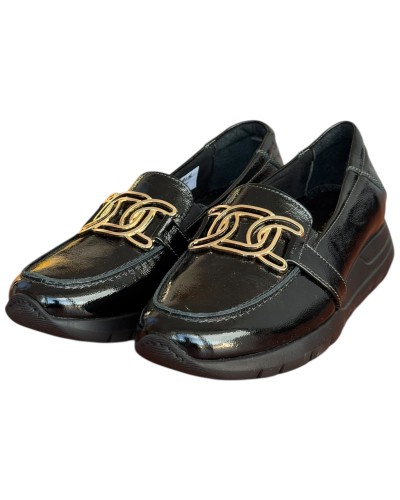  Δερμάτινο Γυναικείo Μοκασίνι - F907