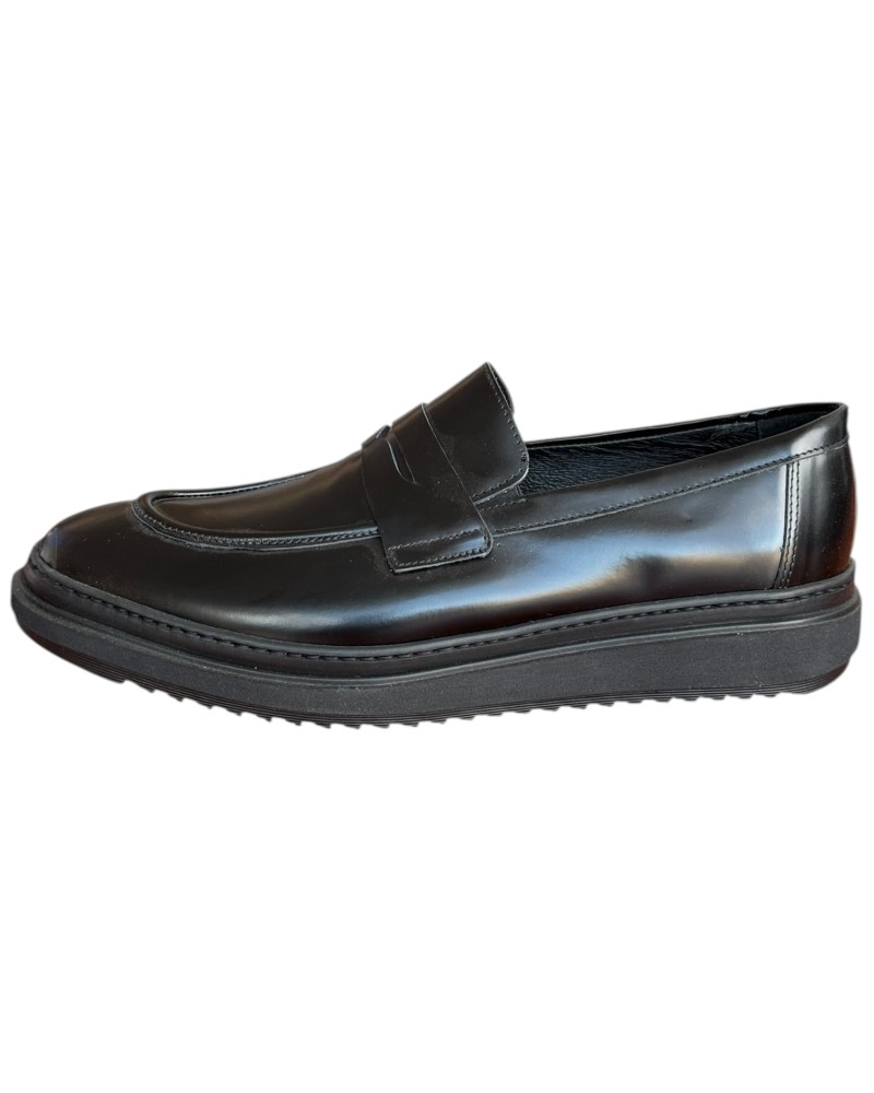  Δερμάτινο Ανδρικό Παπούτσι - F917