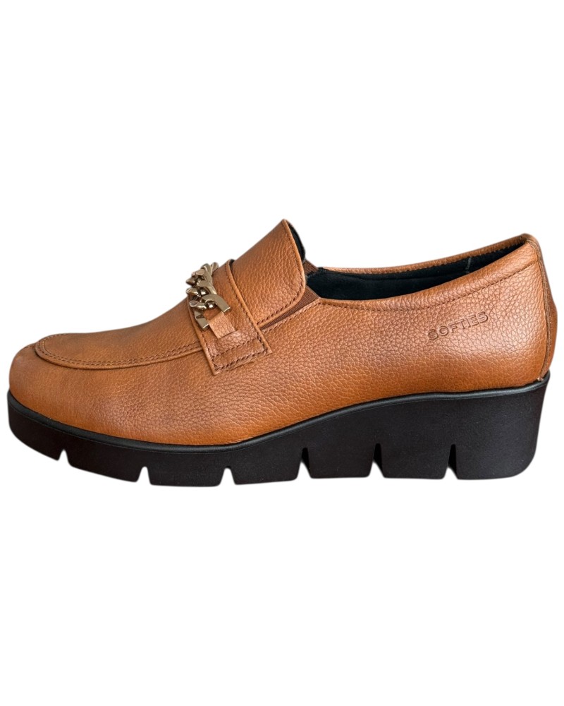  Δερμάτινο Γυναικείo Μοκασίνι - F935