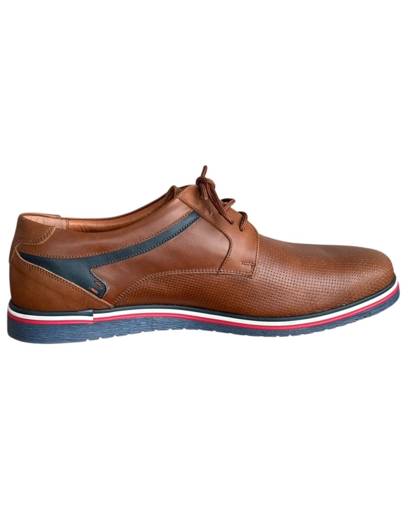  Δερμάτινο Ανδρικό Παπούτσι - F957