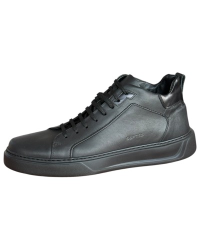  Δερμάτινο Ανδρικό Μποτάκι - F958