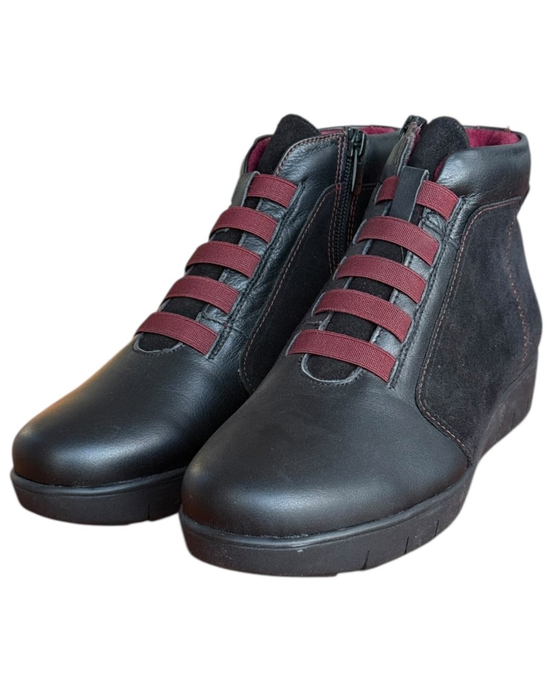 Δερμάτινο Γυναικείo Μποτάκι - F966