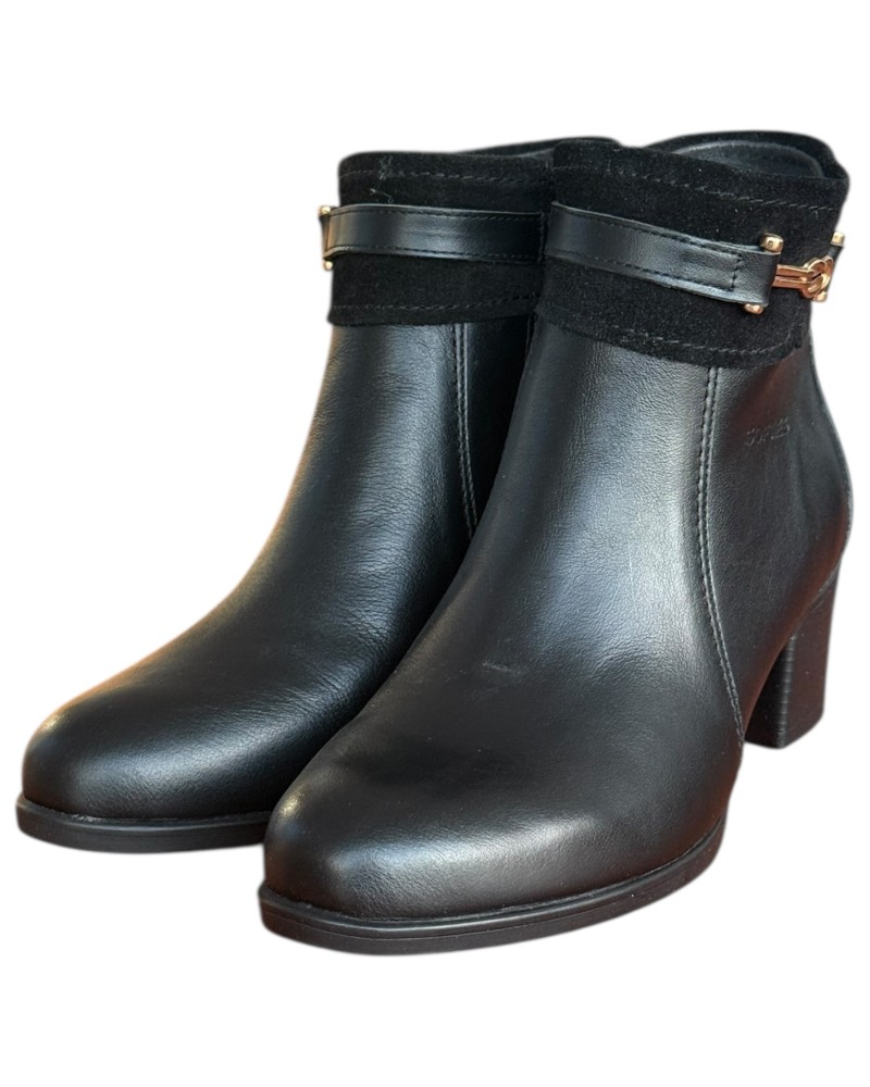 Δερμάτινο Γυναικείo Μποτάκι - F967