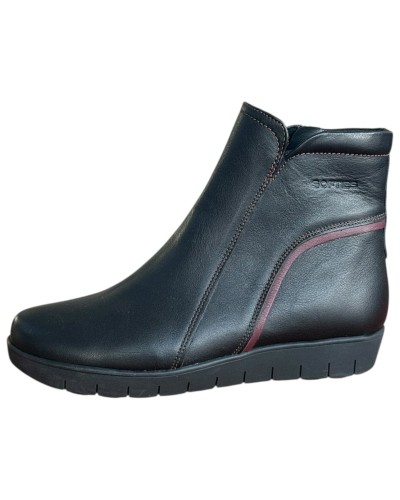 Δερμάτινο Γυναικείo Μποτάκι - F973