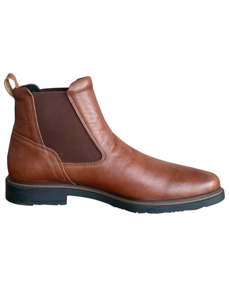  Δερμάτινο Ανδρικό Μποτάκι - F974