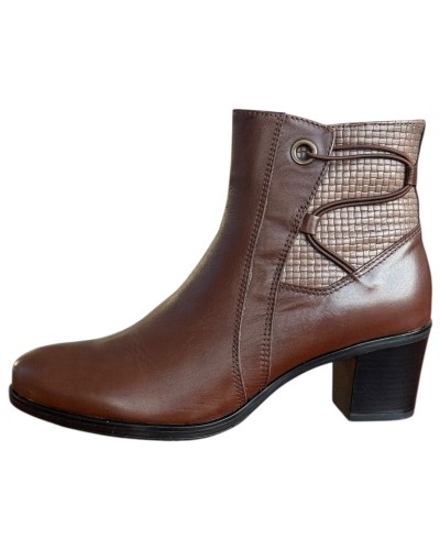 Δερμάτινο Γυναικείo Μποτάκι - F976