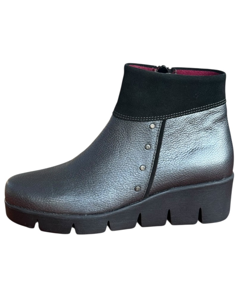 Δερμάτινο Γυναικείo Μποτάκι - F978