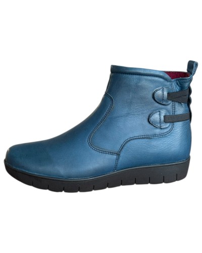 Δερμάτινο Γυναικείo Μποτάκι - F979