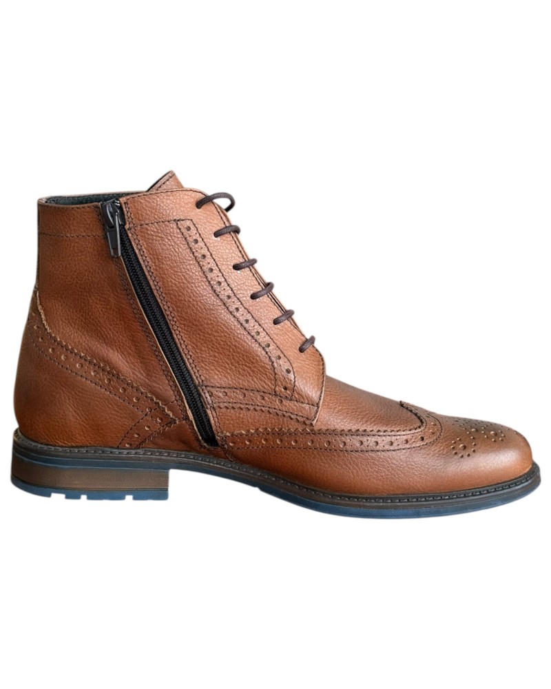  Δερμάτινο Ανδρικό Μποτάκι - F980