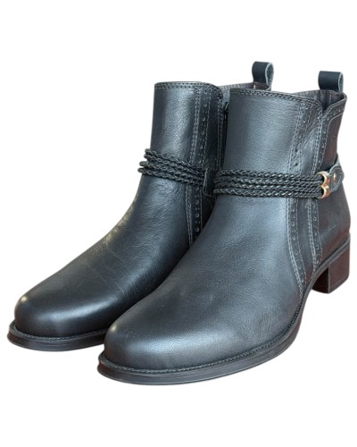 Δερμάτινο Γυναικείo Μποτάκι - F986