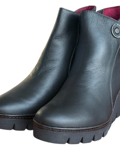 Δερμάτινο Γυναικείo Μποτάκι - F987