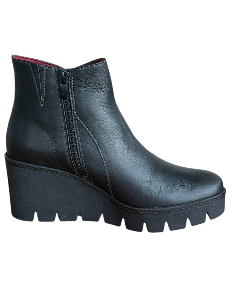 Δερμάτινο Γυναικείo Μποτάκι - F987