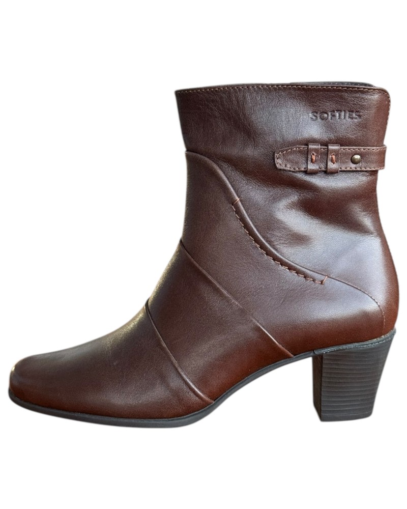 Δερμάτινο Γυναικείo Μποτάκι - F988