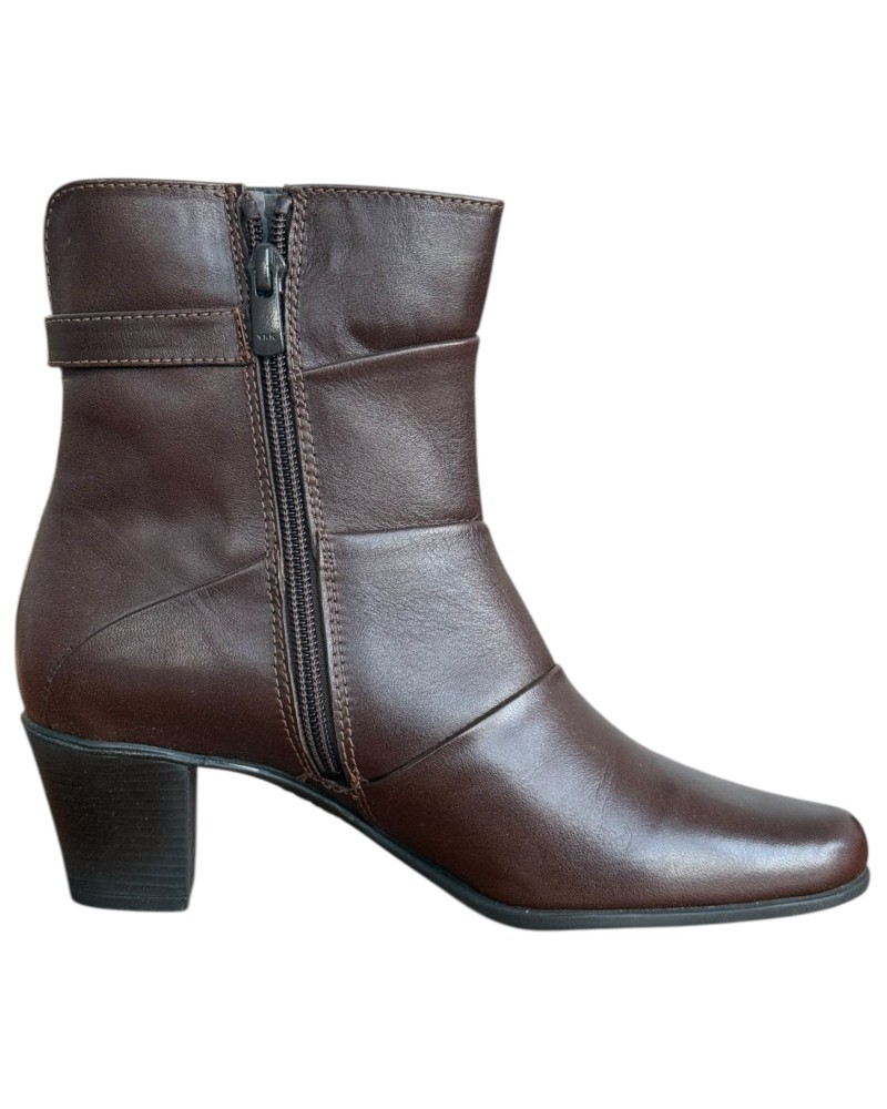 Δερμάτινο Γυναικείo Μποτάκι - F988