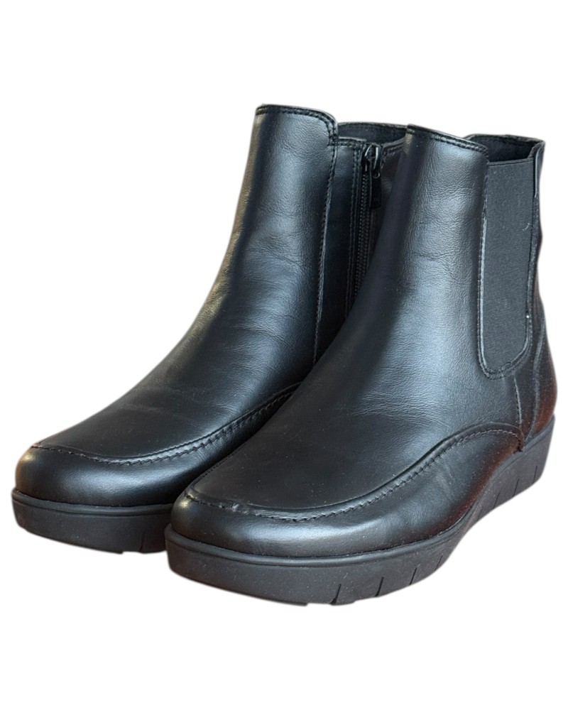 Δερμάτινο Γυναικείo Μποτάκι - F990