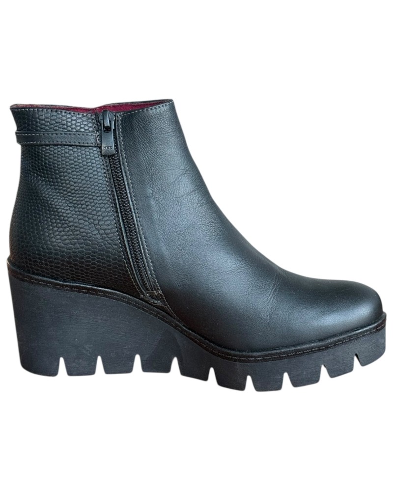 Δερμάτινο Γυναικείo Μποτάκι - F992