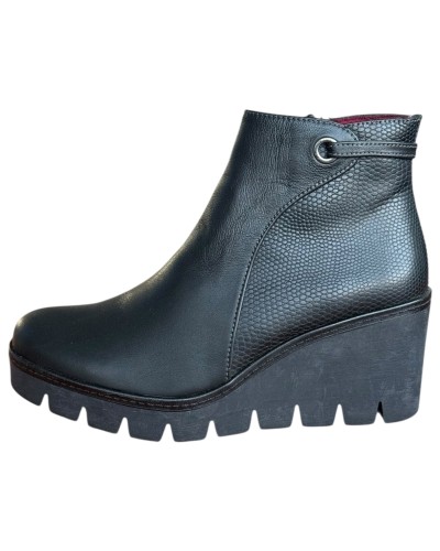 Δερμάτινο Γυναικείo Μποτάκι - F992