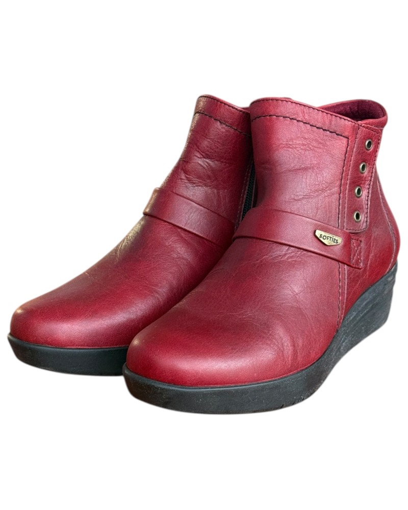 Δερμάτινο Γυναικείo Μποτάκι - F994