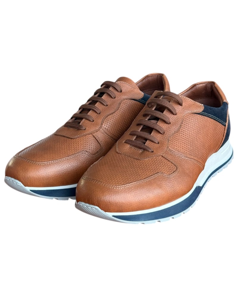  Δερμάτινο Ανδρικό Παπούτσι - F998