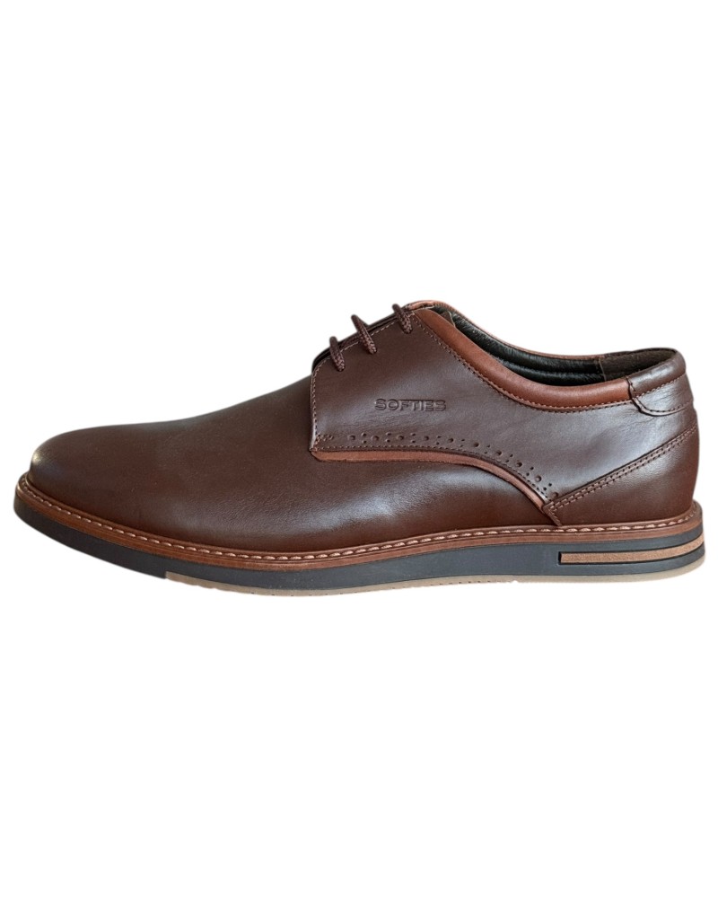  Δερμάτινο Ανδρικό Παπούτσι - F999