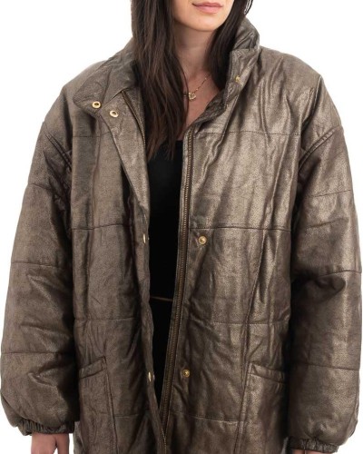 Γνήσιο Γυναικέιο Δερμάτινο Μπουφάν - H4