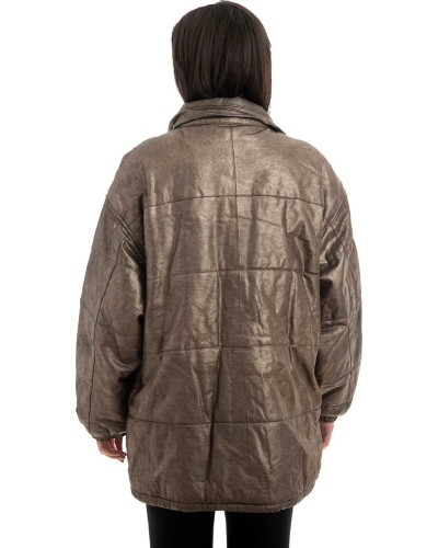 Γνήσιο Γυναικέιο Δερμάτινο Μπουφάν - H4