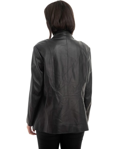 Γνήσιο Γυναικέιο Δερμάτινο Σακάκι - H16