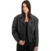Γνήσιο Γυναικέιο Δερμάτινο Μπουφάν - H21