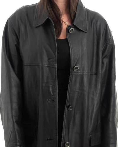 Γνήσιο Γυναικέιο Δερμάτινο Σακάκι - H22