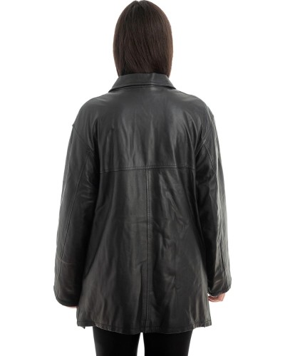 Γνήσιο Γυναικέιο Δερμάτινο Σακάκι - H22